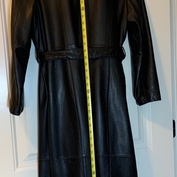 Wilson's Leather Belle Studio Full Length Leather Coat - Vintage - Picture 9 of 10